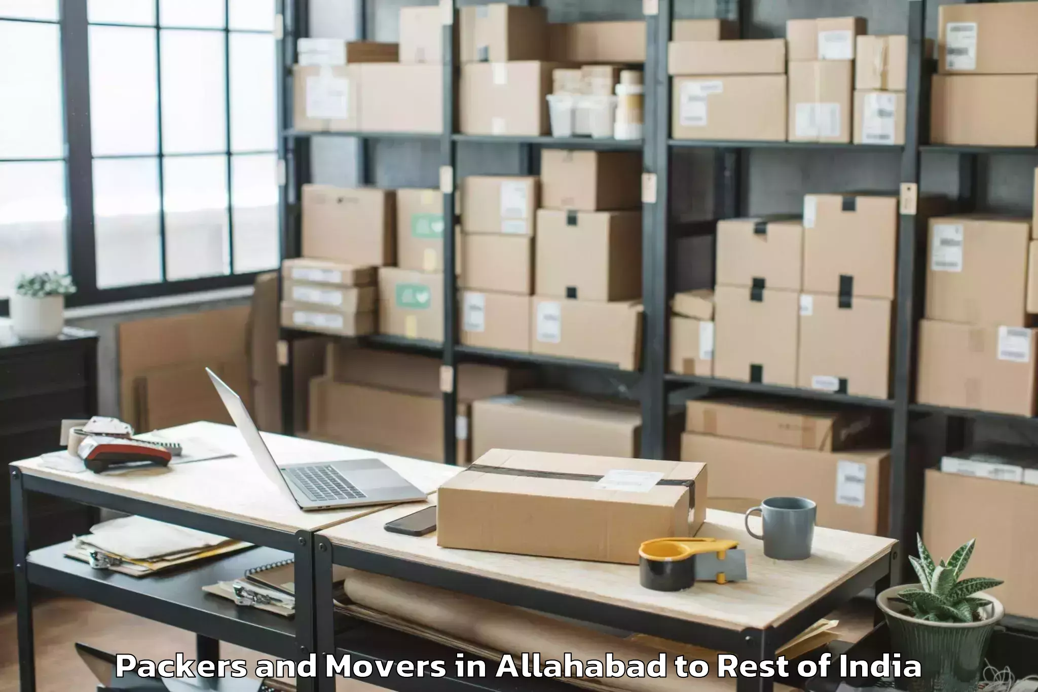 Expert Allahabad to Hunli Packers And Movers